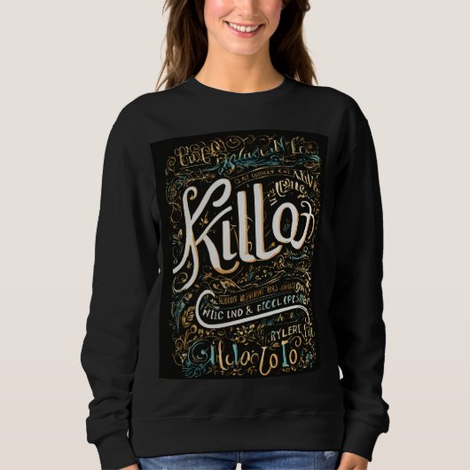 Typografie design in Killo Word Trui (Voorkant)