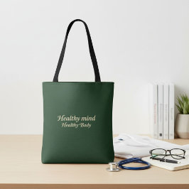 Typografie eenvoudig motivatie inspirerend Tote Bag