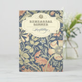  typografie Elegant repetitiediner Uitnodigen Kaart (Staand voorkant)