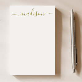  typografie Elegant Uniek Monogram Naam Post-it® Notes