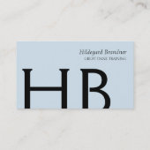 Typografie en Grote Denen Visitekaartje (Achterkant)