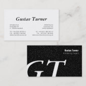 Typografie en kleur visitekaartje (Voorkant / Achterkant)