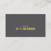 Typografie en kleur visitekaartje (Achterkant)