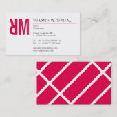 Typografie en kleur visitekaartje (Voorkant / Achterkant)