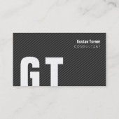 Typografie en wit visitekaartje (Achterkant)