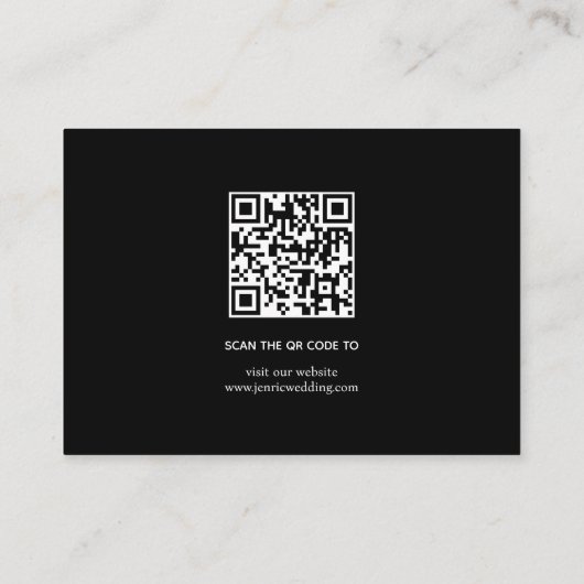 Typografie, eucalyptustak en bloemendetails informatiekaartje (Achterkant)