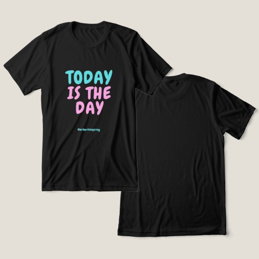 Typografie Expressieve Modekleding Tri-Blend Shirt (Ontwerp Voorkant & Achterkant)