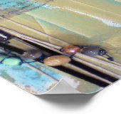 Typografie Familie Mixed Media Kunstprint Poster (Hoek)