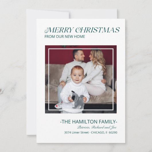 Typografie Feestdagen Bewegende Aankondiging Foto (Voorkant)