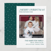 Typografie Feestdagen Bewegende Aankondiging Foto (Voorkant / Achterkant)