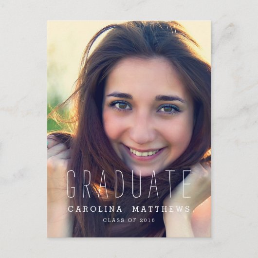 Typografie Foto 2016 Uitnodiging voor afstudeerfee (Voorkant)