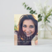 Typografie Foto 2016 Uitnodiging voor afstudeerfee (Staand voorkant)