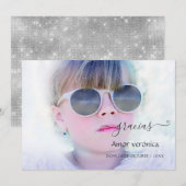 Typografie Foto bedankt (Voorkant / Achterkant)