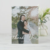 Typografie Foto Bedankt (Staand voorkant)