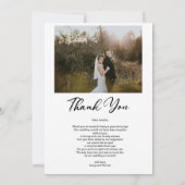 Typografie Foto Bedankt (Achterkant)