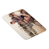  typografie | Foto Save the Date Magnet Magneet (Rechterzijde)