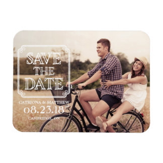  typografie | Foto Save the Date Magnet Magneet