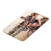  typografie | Foto Save the Date Magnet Magneet (Linkerzijde)