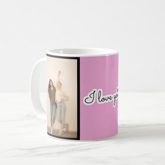 Typografie fotocollage Mok (Voorkant links)