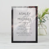 Typografie-fotowedstrijd-uitnodiging Kaart (Staand voorkant)