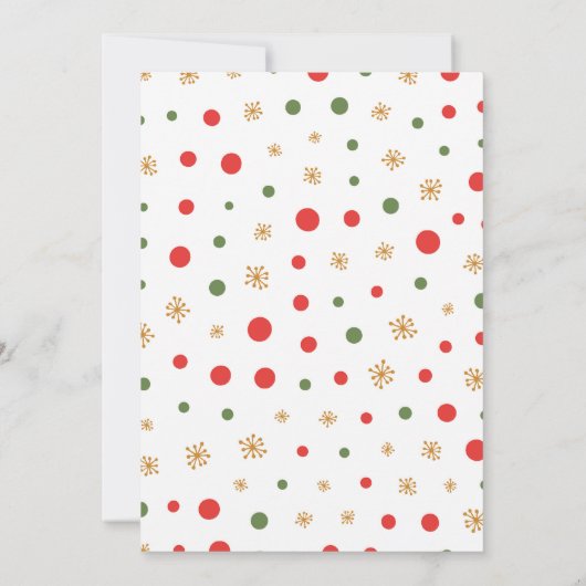 Typografie Fun Jingle en Mingle Christmas Party Kaart (Achterkant)