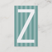 Typografie gebaseerd visitekaartje (Achterkant)