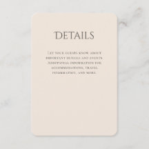 Typografie Gebogen Beige Bruiloft Details