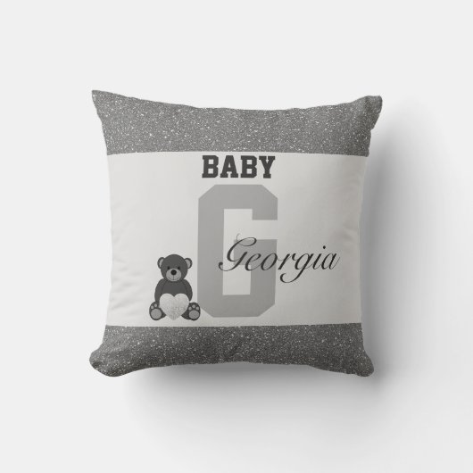 Typografie gepersonaliseerde kussens (Voorkant)