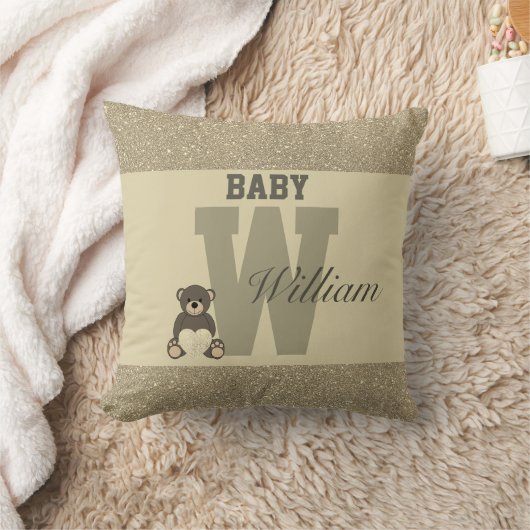 Typografie gepersonaliseerde kussens (Deken)