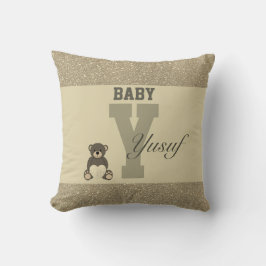 Typografie gepersonaliseerde kussens