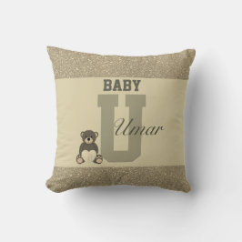 Typografie gepersonaliseerde kussens