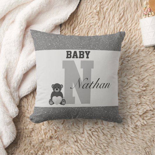 Typografie gepersonaliseerde kussens (Deken)