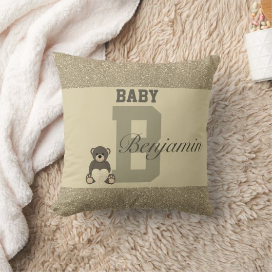 Typografie gepersonaliseerde kussens (Deken)