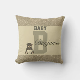 Typografie gepersonaliseerde kussens