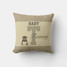 Typografie gepersonaliseerde kussens