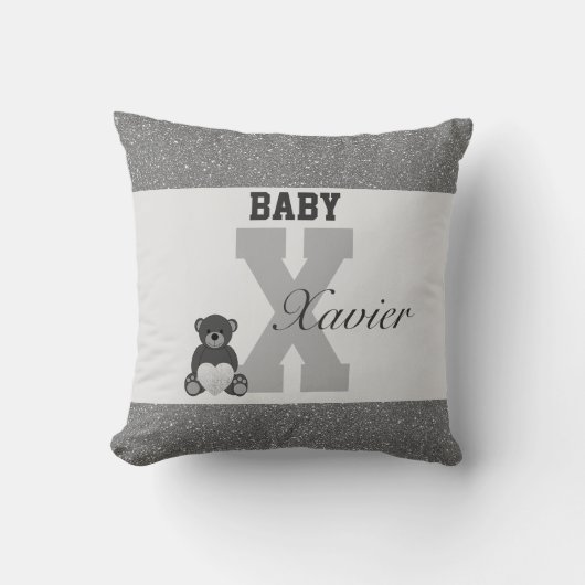 Typografie gepersonaliseerde kussens (Voorkant)