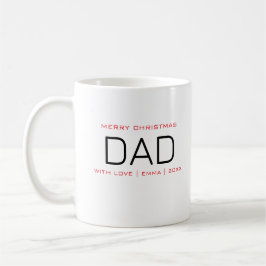 Typografie, Geweldige papa kerst Koffiemok