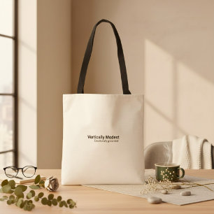 Typografie grappige humor schattig leuk citaat  tote bag