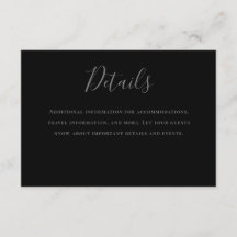 Typografie Grijs Zwart Bruiloft Details