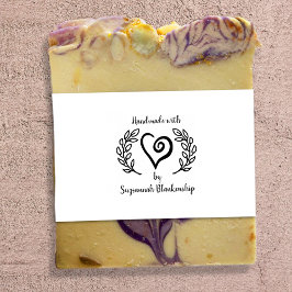 Typografie Handgemaakte krullende haren met aangep Rubberstempel