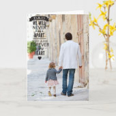  Typografie Happy Vaderdag Photo Card Kaart (Gele Bloem)