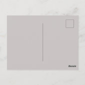 Typografie Harten Sla de data dunne foto Briefkaart (Achterkant)