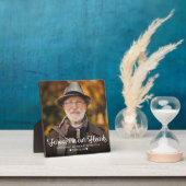 Typografie-herdenkingsfoto 'Voor altijd in onze ha Fotoplaat (Insitu)