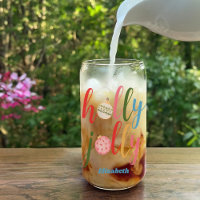 Typografie Holly Jolly Christmas Ornaments Naam