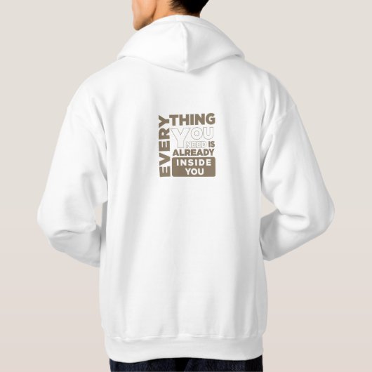 Typografie Hoodie (Achterkant)