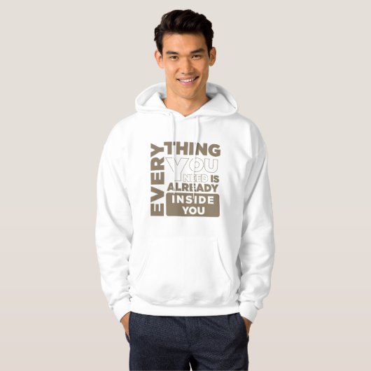 Typografie Hoodie (Voorkant volledig)