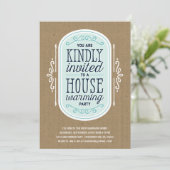 typografie | Huishoudelijke opwarming Kaart (Staand voorkant)