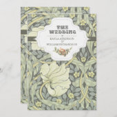  typografie huwelijksuitnodigingen kaart (Voorkant / Achterkant)