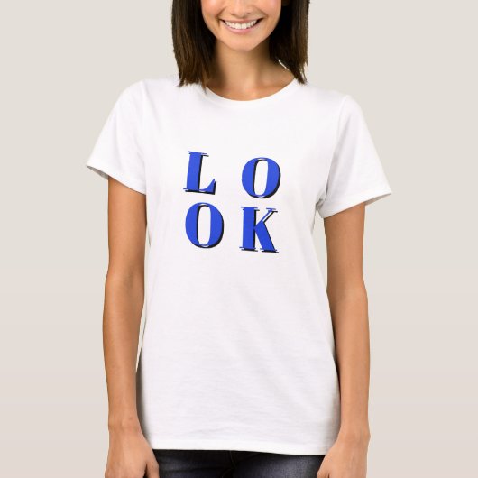 Typografie ideaal grappig leuk cool design T-shirt (Voorkant)