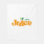 Typografie Illustratie Logo Kunstwerk Fleece Deken (Voorkant)